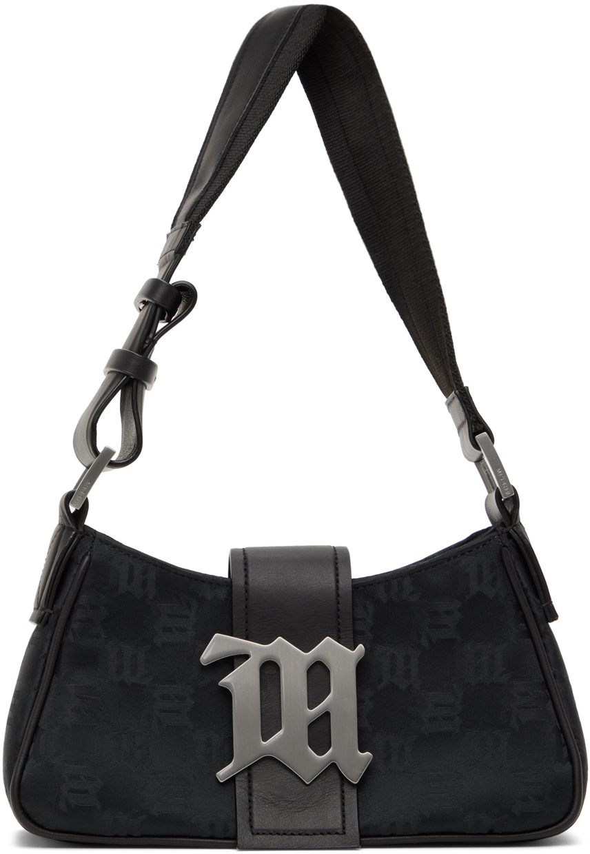 Black Nylon Monogram Small Shoulder Bag