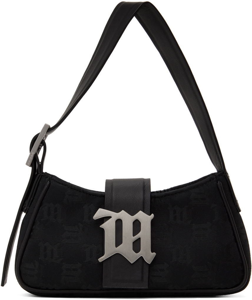 Black Nylon Monogram Mini Bag