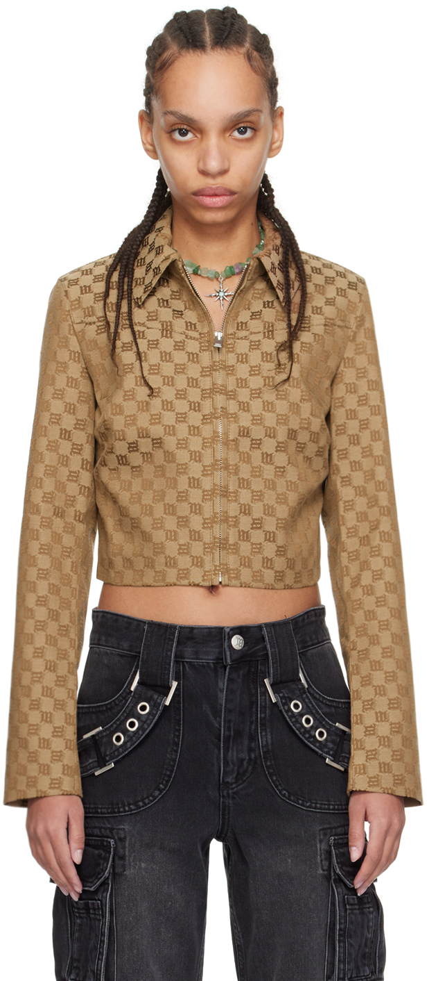 Beige Monogram Jacket