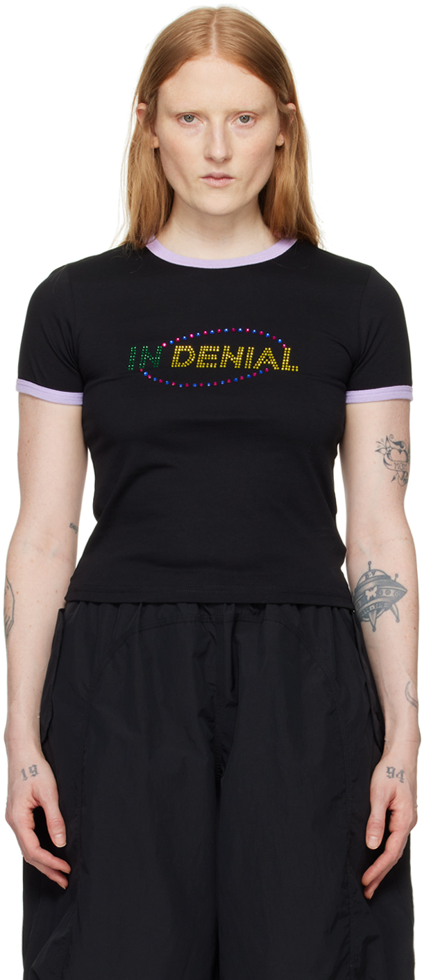 Shop Misbhv Black 'in Denial' T-shirt