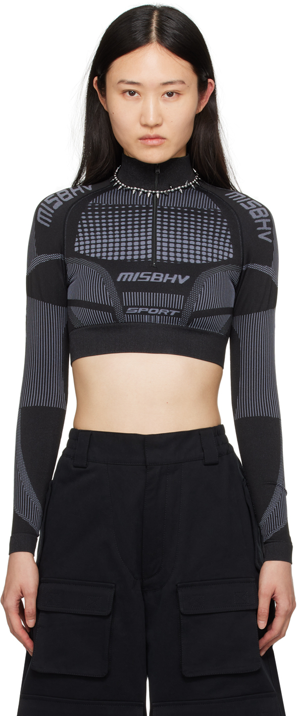 Black Europa Top by MISBHV on Sale