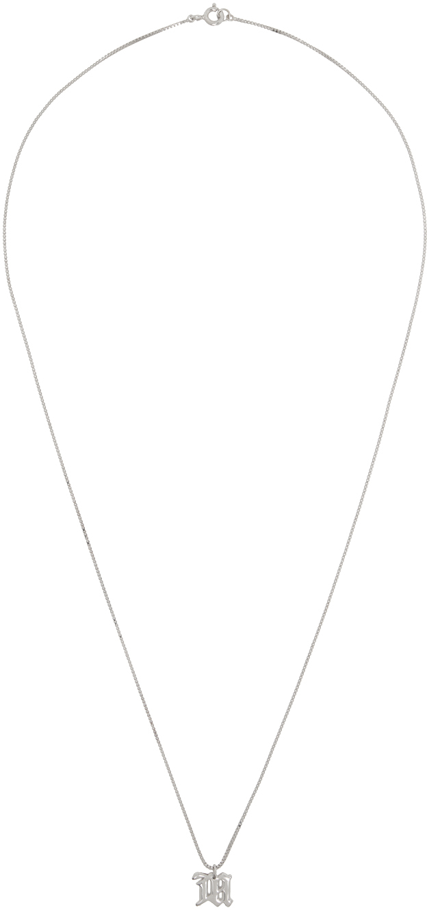 Silver 'The M' Necklace