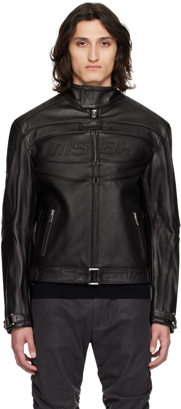 Misbhv Black Fast Leather Jacket