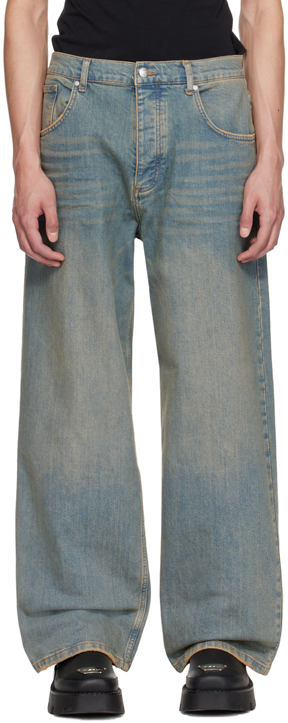 MISBHV: Blue Baggy Jeans | SSENSE