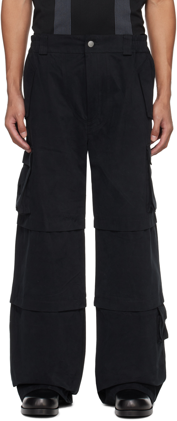 Black Work Cargo Pants