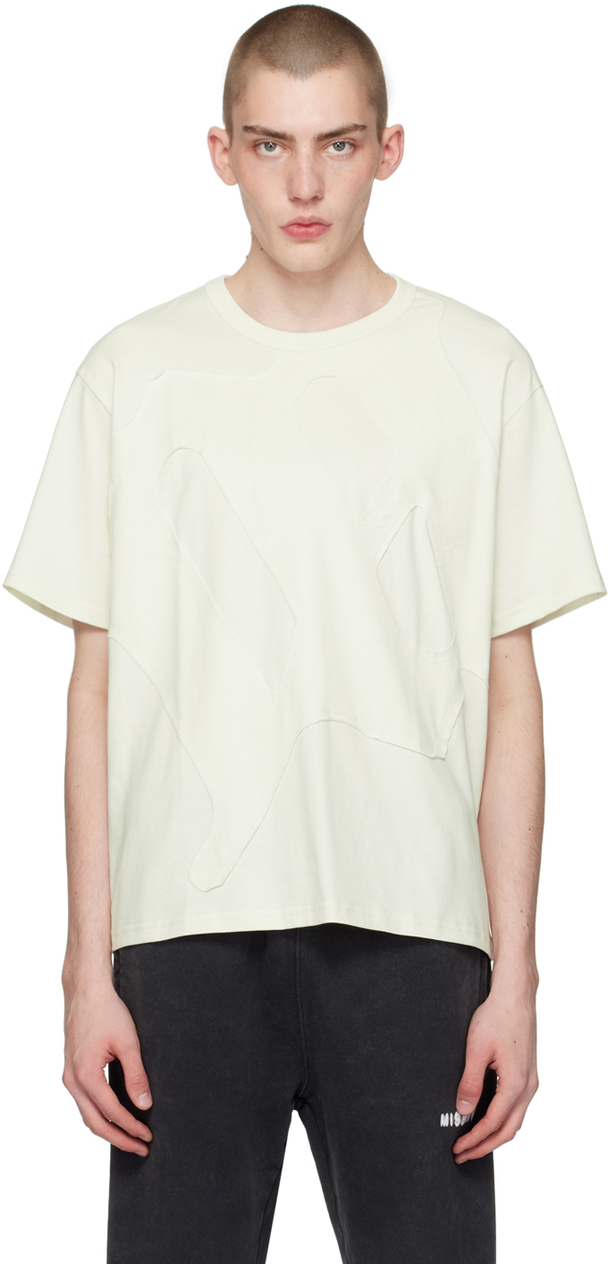 Shop Misbhv White Mega M T-shirt In Coconut