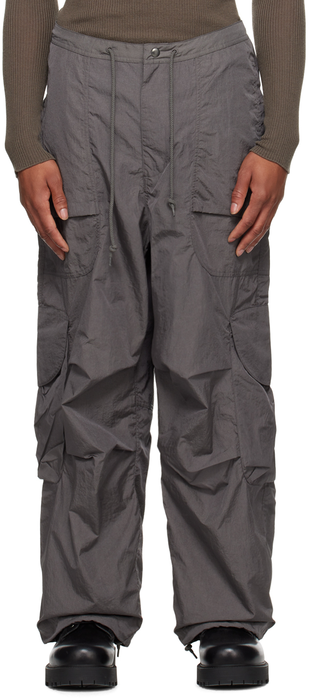 Entire Studios Grey Freight Cargo Trousers In Rock