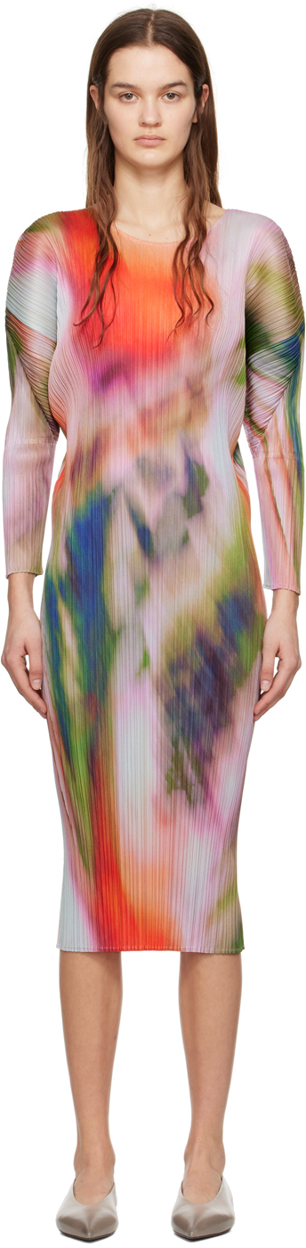 Multicolor Turnip & Spinach Maxi Dress