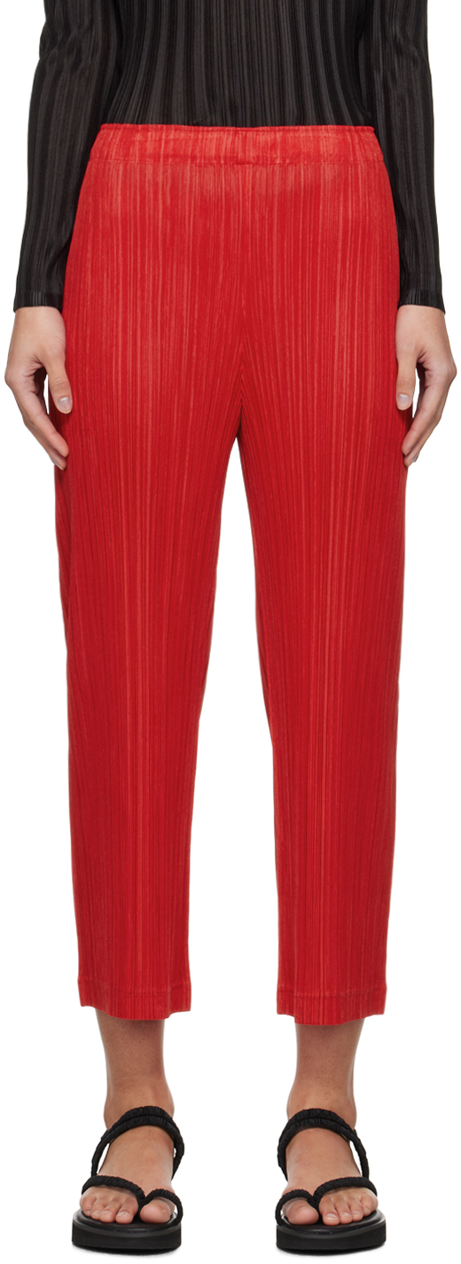 Red Thicker Bottoms 1 Trousers