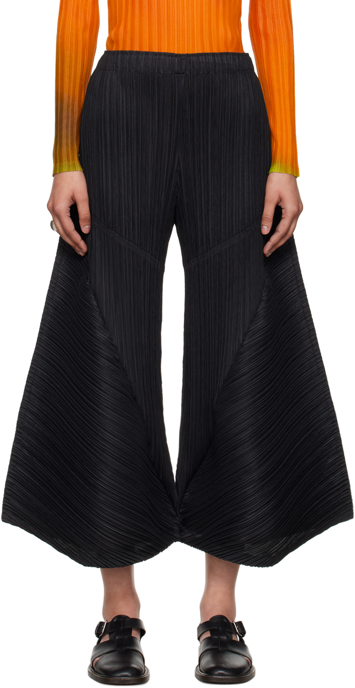 Black Thicker Bottoms 2 Trousers