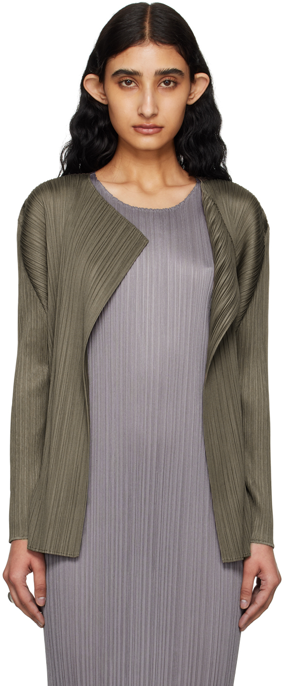 Khaki Monthly Colors March Cardigan