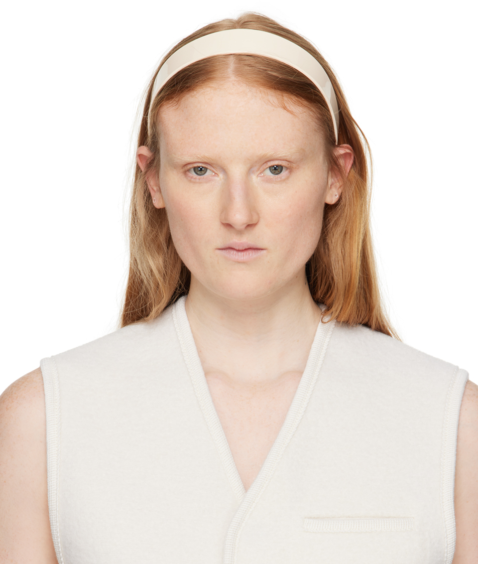 Sophie Buhai Off-white Thin Bessette Headband In Neutral
