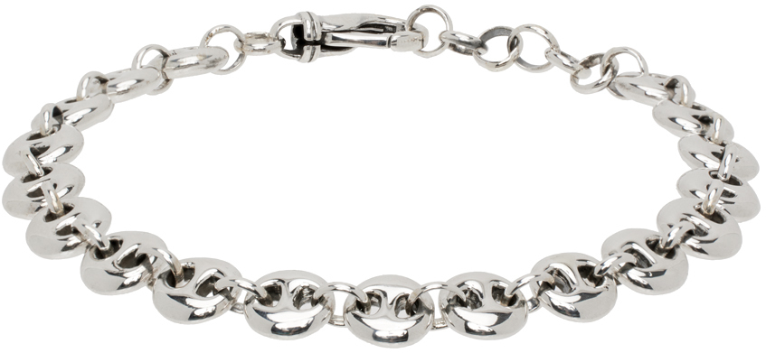 Sophie Buhai Silver Small Circle Link Bracelet In Sterling Silver