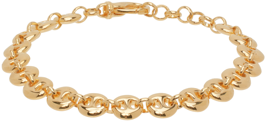 Sophie Buhai Gold Small Circle Link Bracelet In 18k Gold Verm