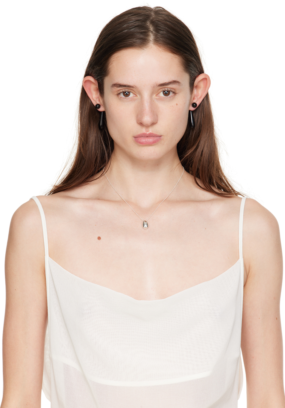 Sophie Buhai Black Small Angelika Earrings | Smart Closet