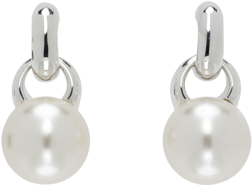 Sophie Buhai Silver Everyday Pearl Earrings In Sterling Silver