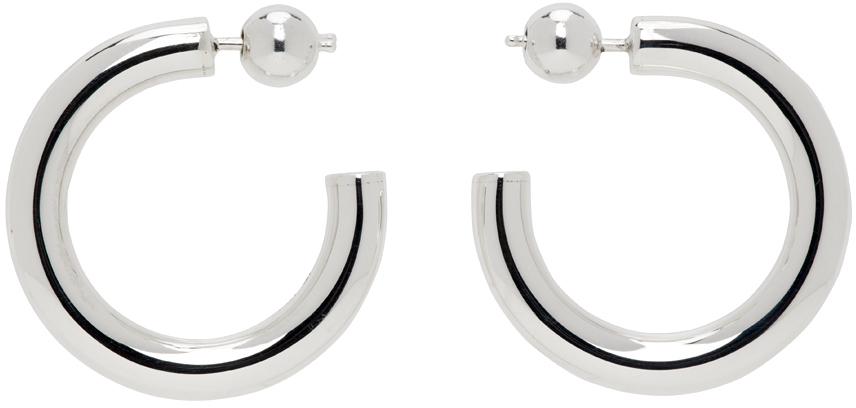 Silver Small Everyday Hoop Earrings