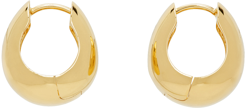 Sophie Buhai Gold Hinged Hoop Earrings In 18k Gold Verm