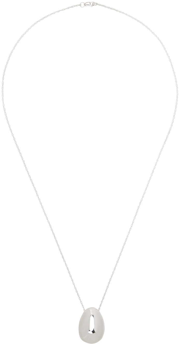 Sophie Buhai Silver Everyday Egg Pendant Necklace In Sterling Silver