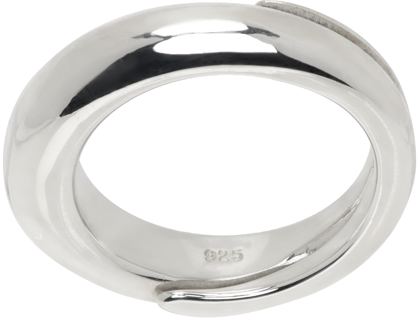Sophie Buhai Silver Small Winding Ring In Sterling Silver