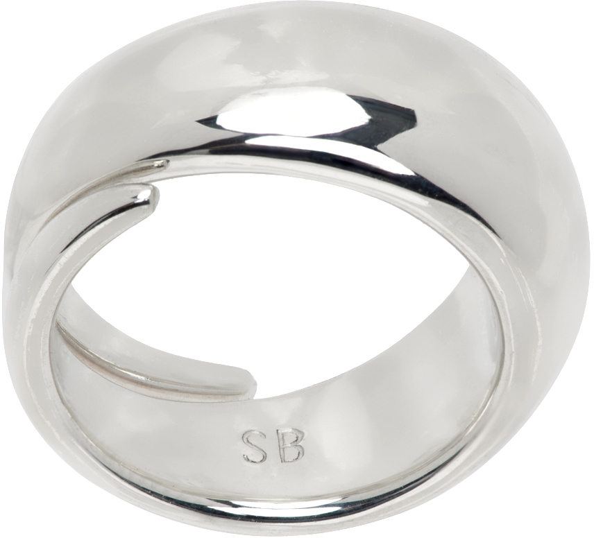 Sophie Buhai Silver Large Winding Ring In Sterling Silver