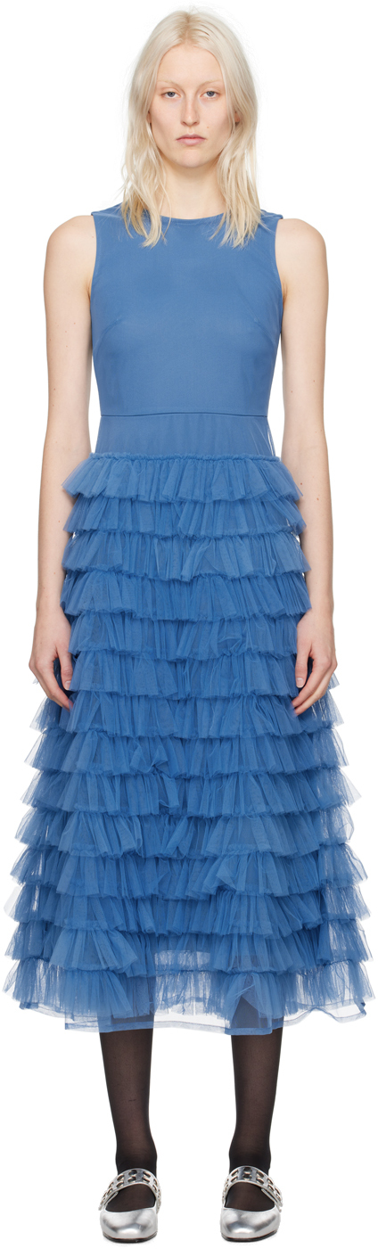 Blue Teresa Midi Dress