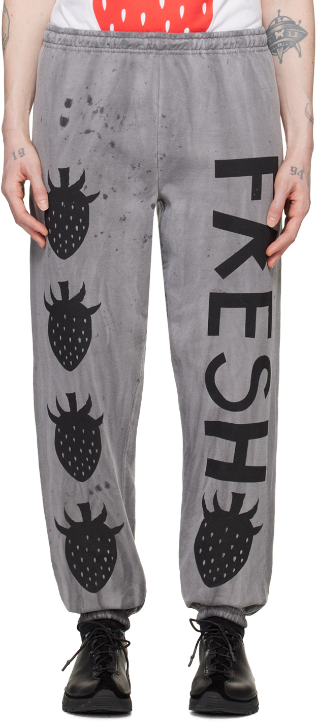 Westfall Gray 'fresh' Lounge Pants In Dirty Charcoal