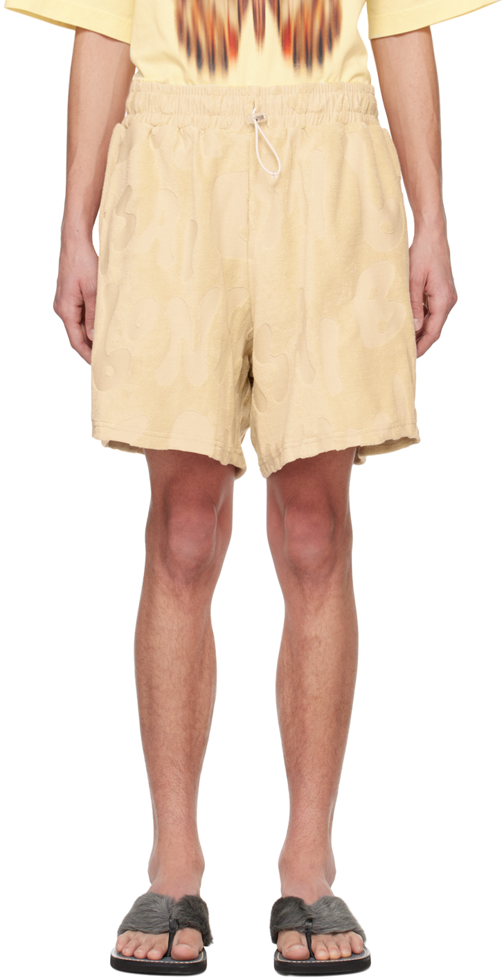 Beige Branding Shorts