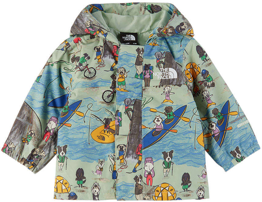 Baby Green Antora Rain Jacket by The North Face Kids SSENSE