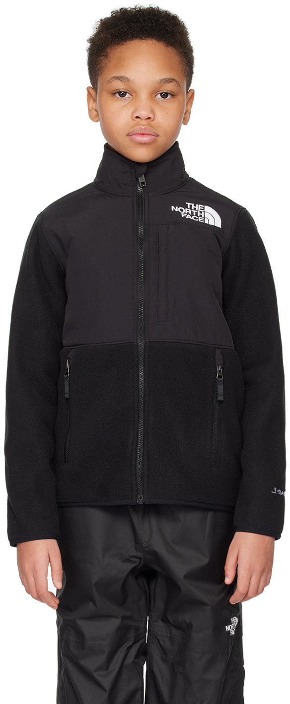 Shop The North Face Kids Black Denali Big Kids Jacket