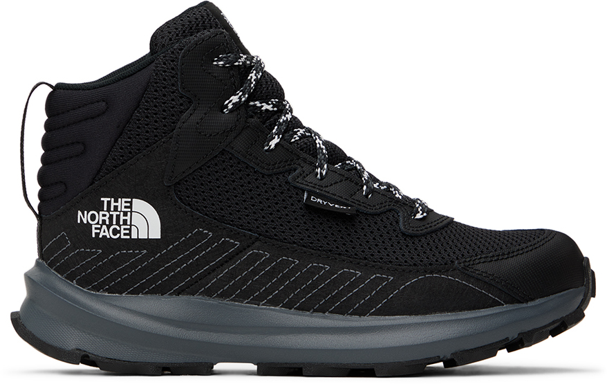 Shop The North Face Kids Black Fastpack Hiker Mid Waterproof Boots
