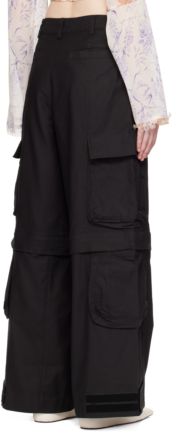 Holzweiler Black Ebbi Cargo Pants In 1051 Black