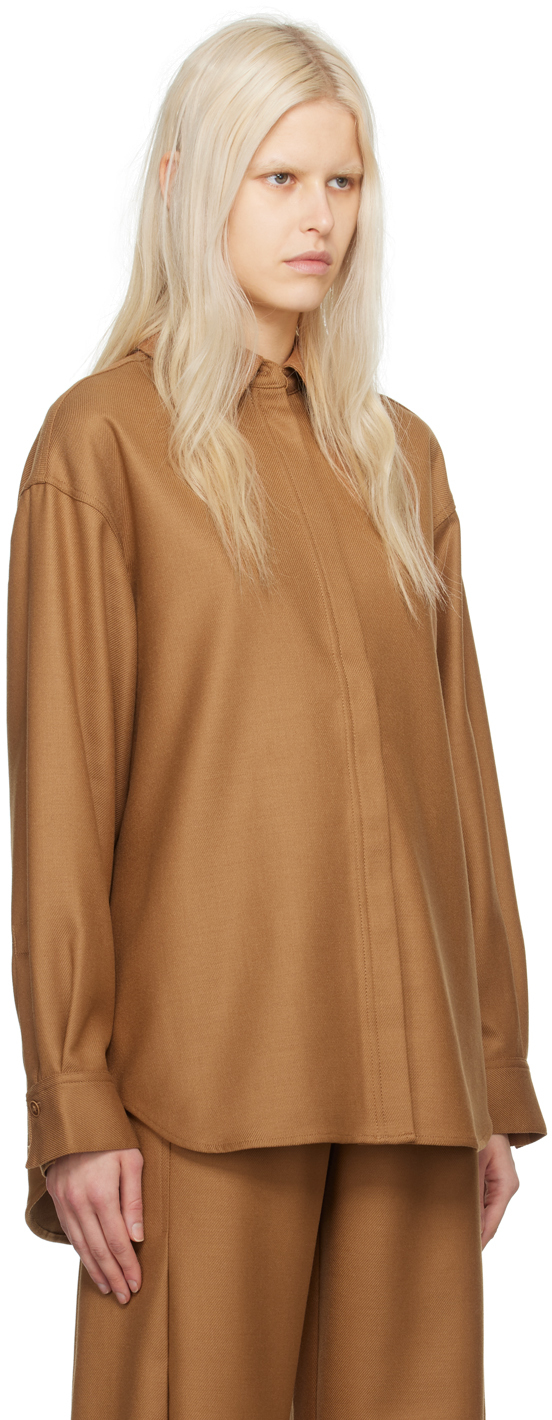 Holzweiler Tan Dais Shirt In 1102 Camel