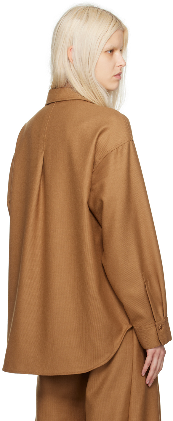 Holzweiler Tan Dais Shirt In 1102 Camel