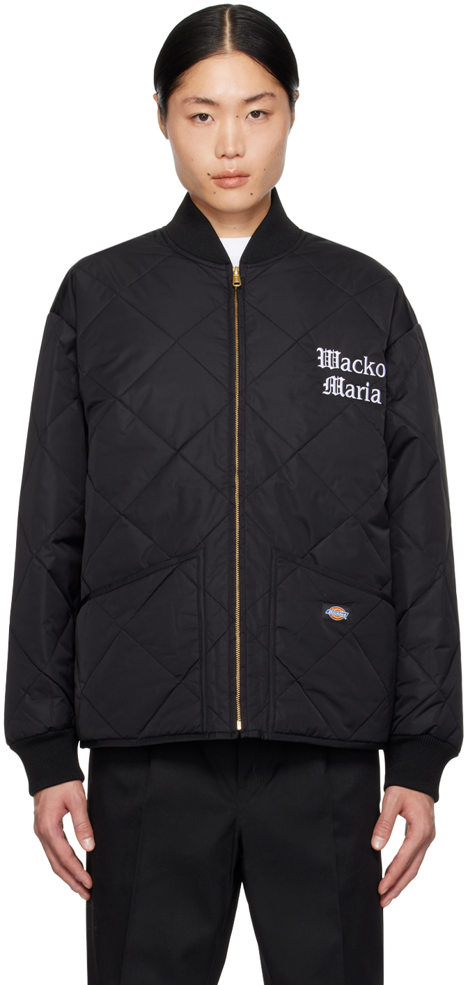 WACKO MARIA: Black Dickies Edition Bomber Jacket | SSENSE Canada