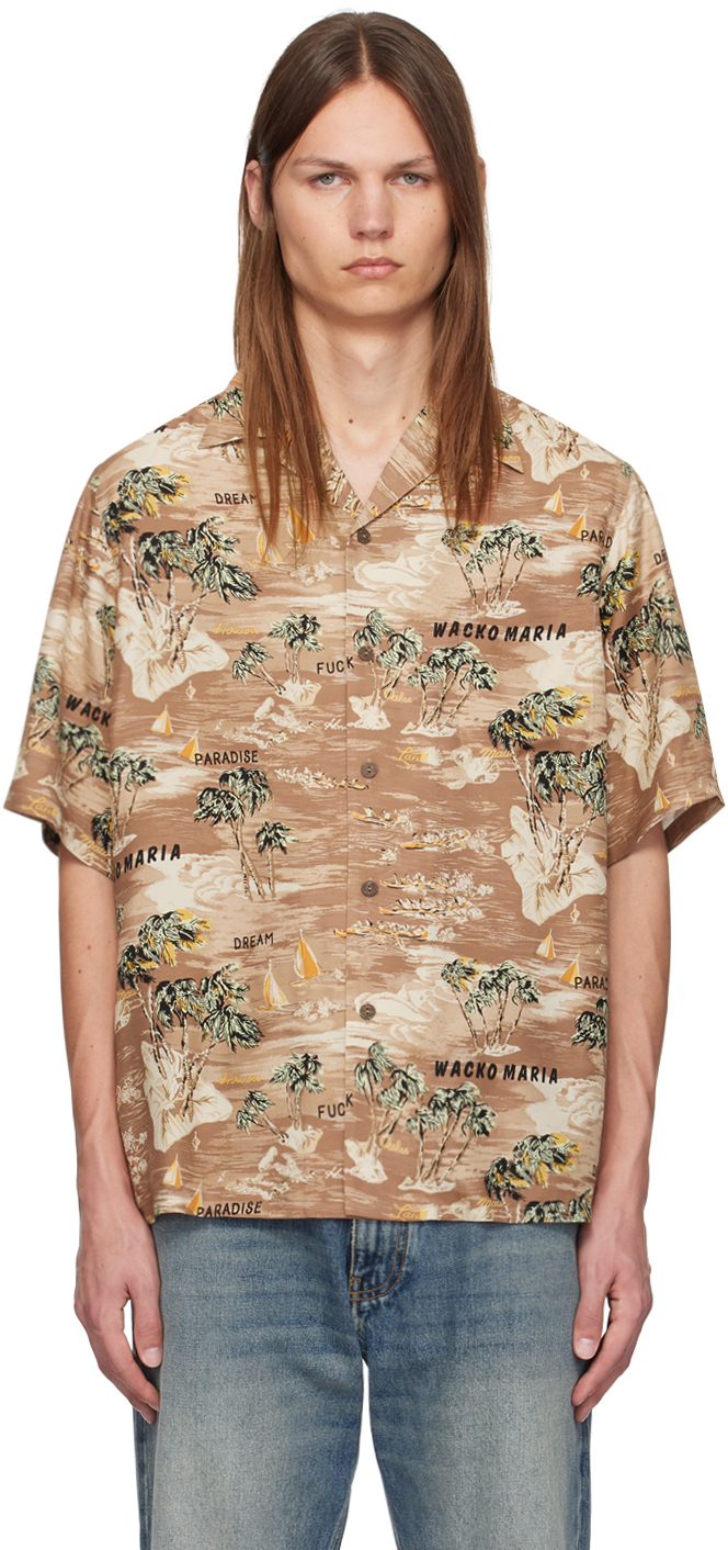 Brown Hawaiian Shirt