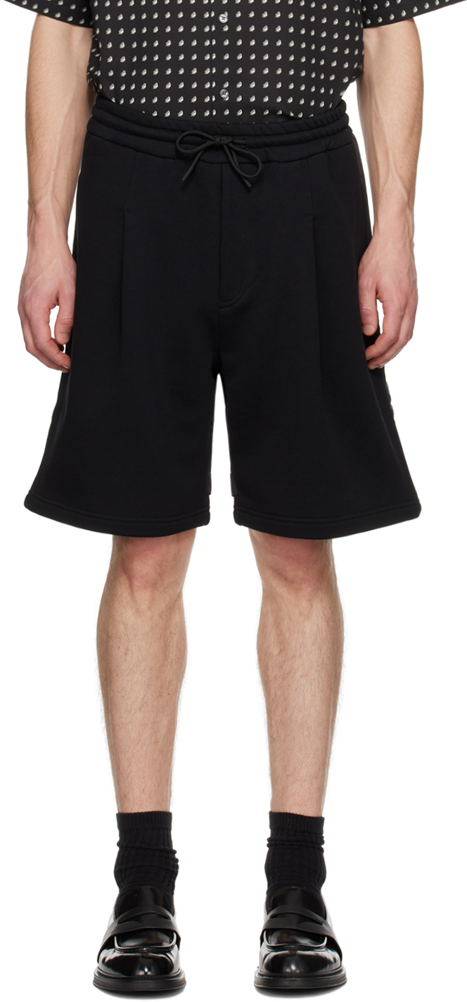 Emporio Armani Black Layered Shorts