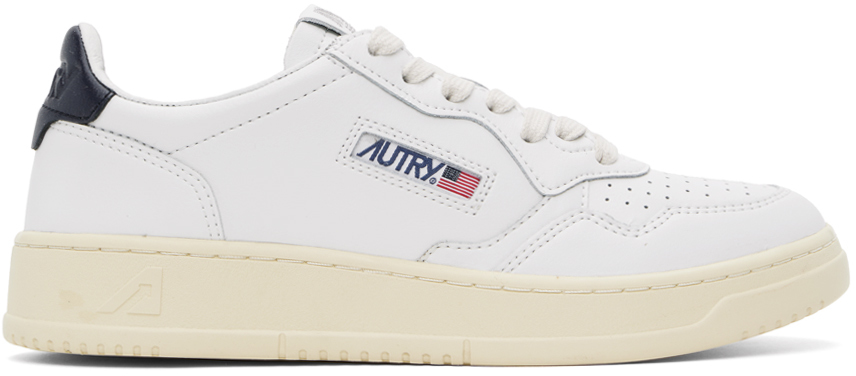 White Medalist Low Sneakers