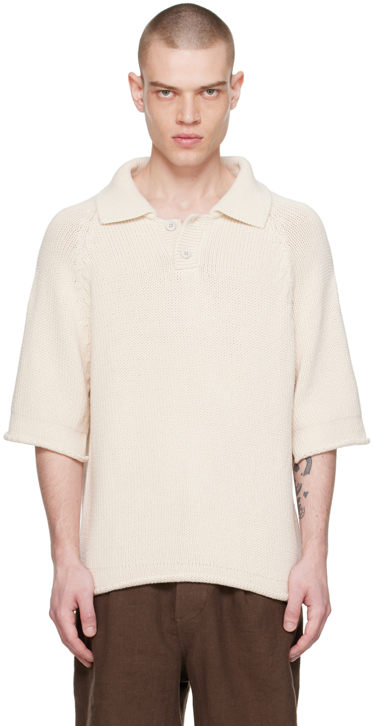 Off-White Undyed Summer Polo