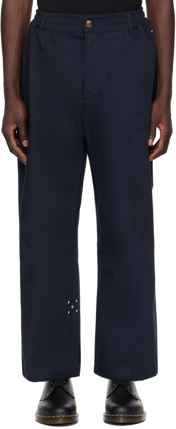 Shop Pop Trading Company Navy Four-pocket Trousers