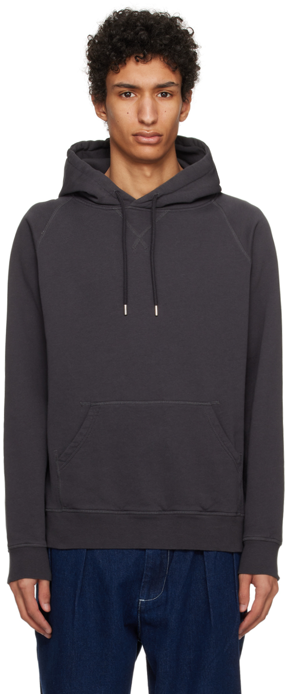 Pop Trading Company Gray 'pop' Hoodie In Anthracite