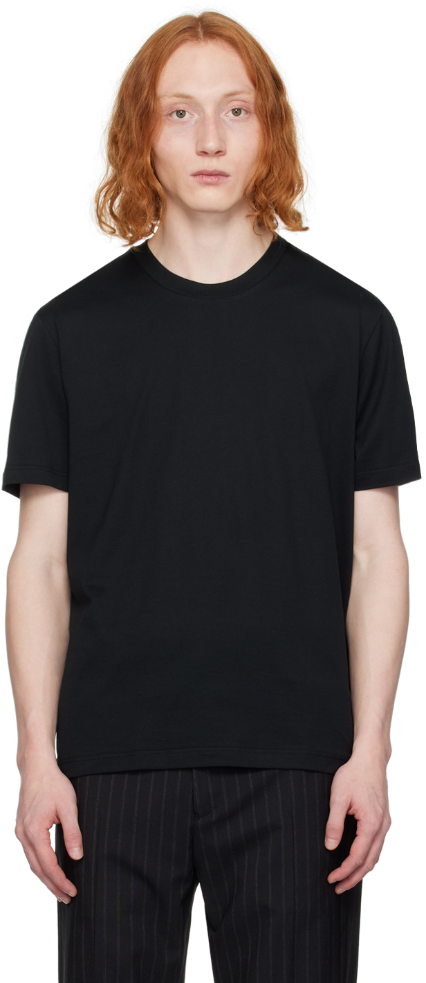 Brioni Black Gassed T-shirt In 1000 Black