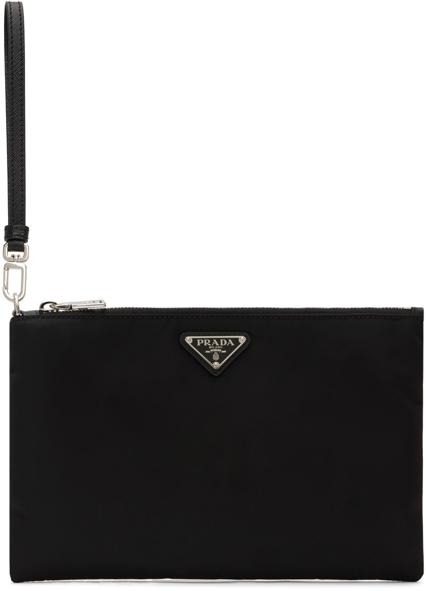 Prada nylon pouch on sale bag