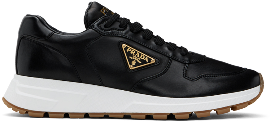 Prada leather store trainers