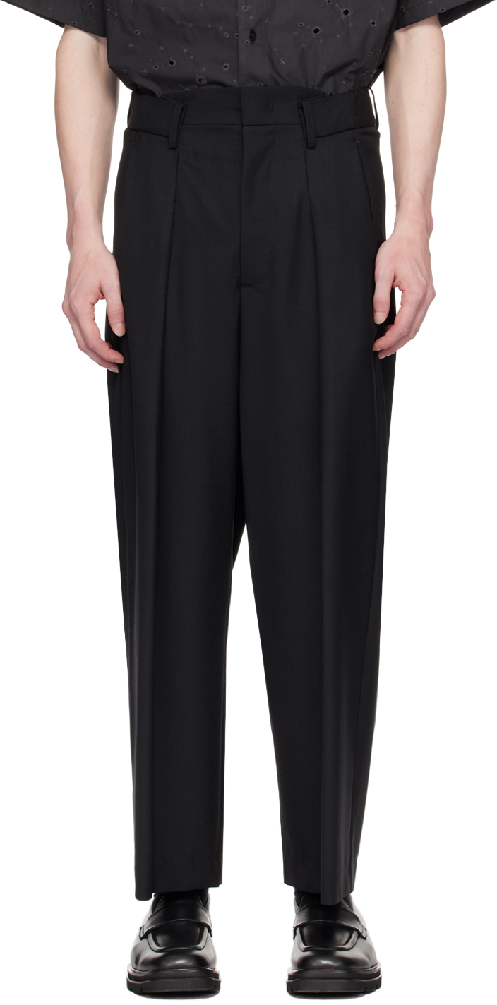 Black Tropical Trousers