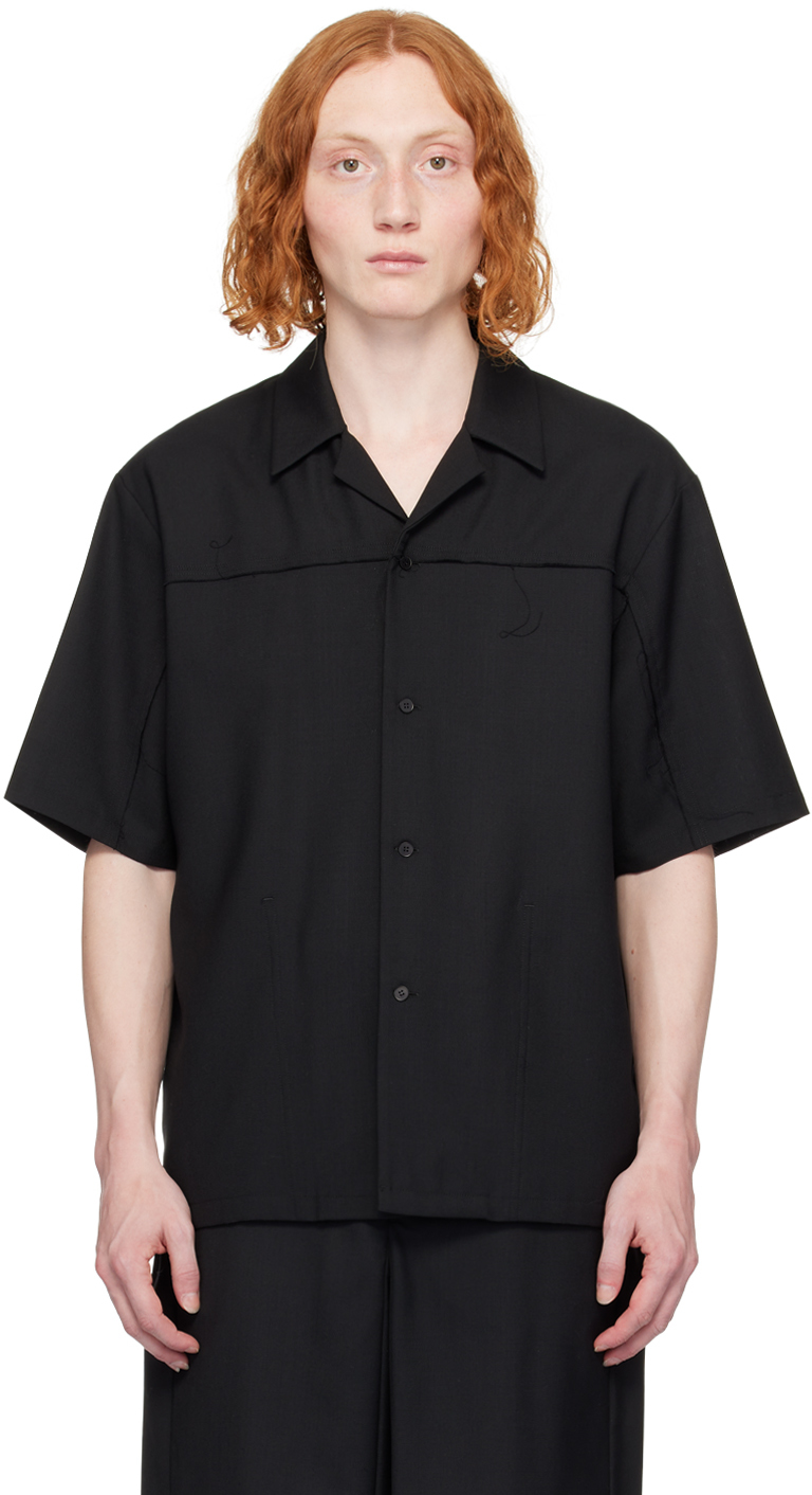 Black Tropical Shirt