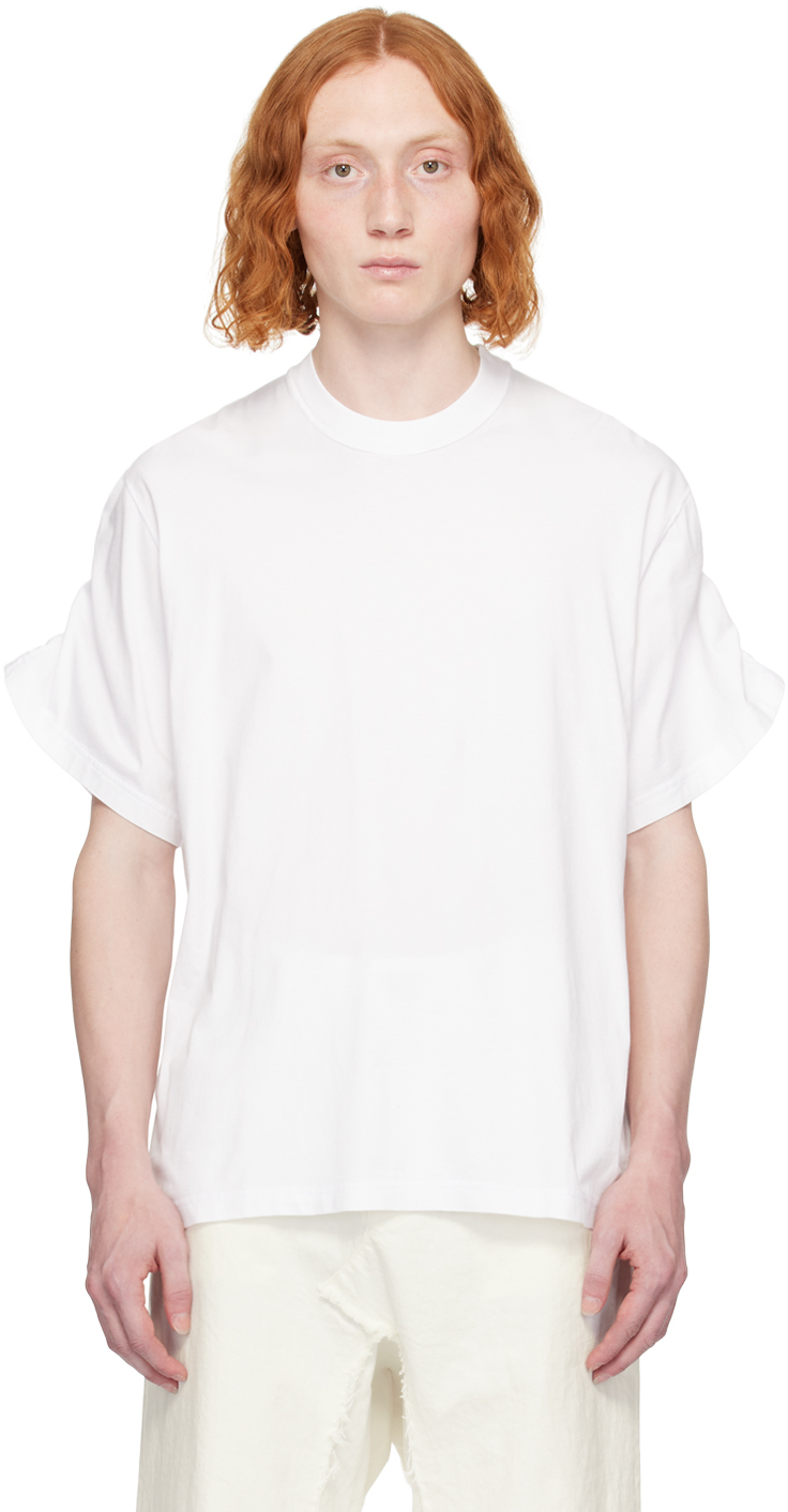 Vein White Vessel T-shirt In C/#900 White