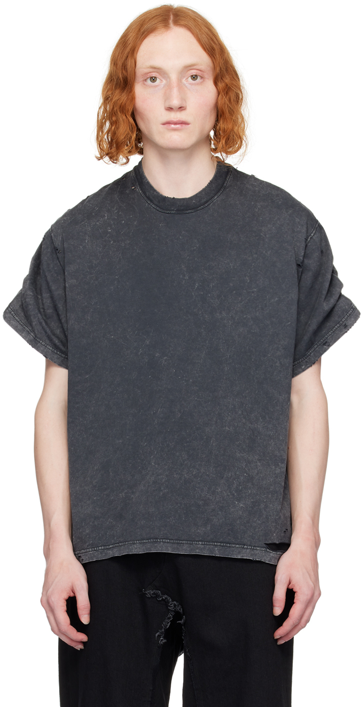 Vein Black Vessel T-shirt In C/#939 X.black