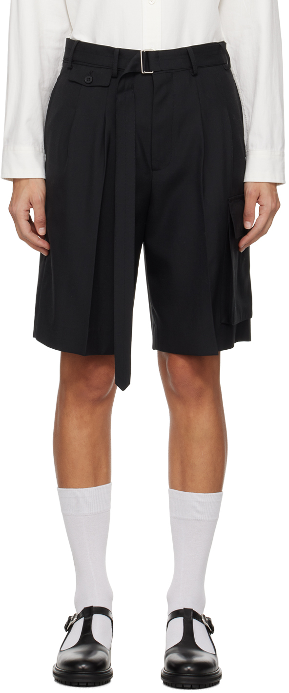 Dunst Black Multipocket Shorts