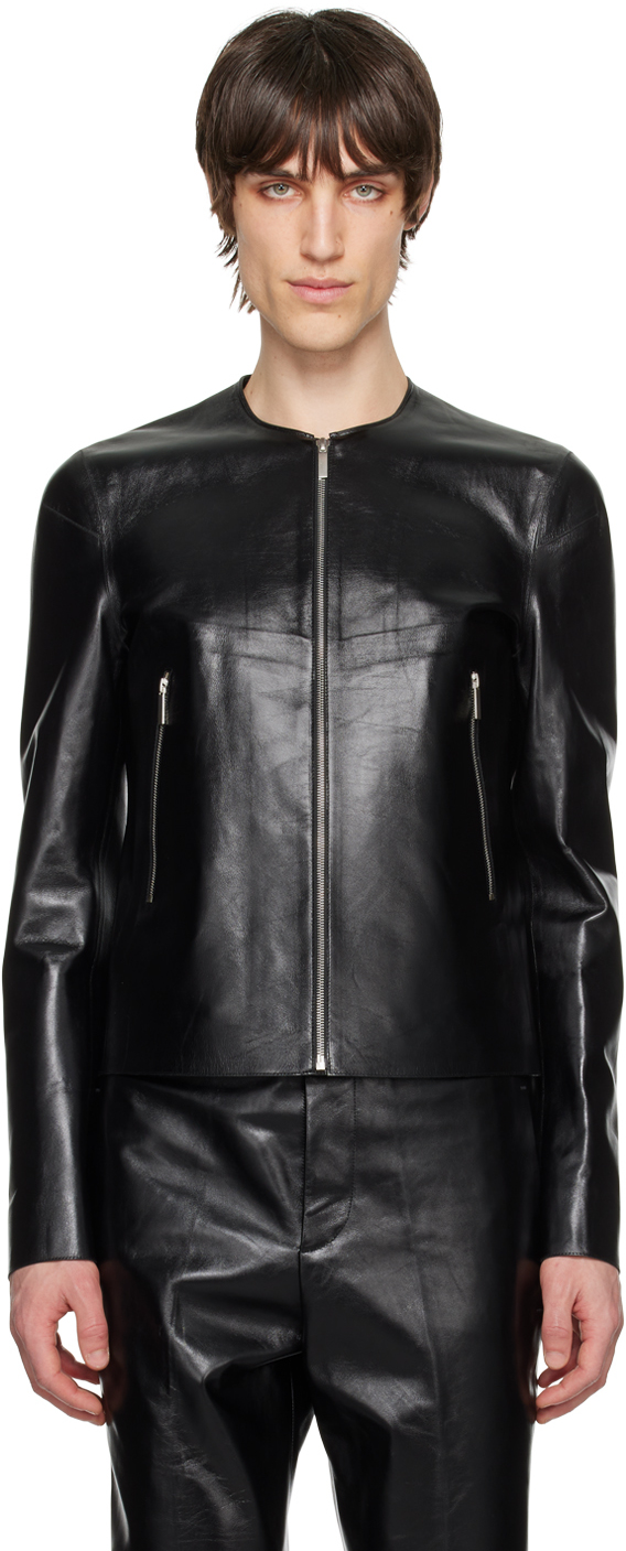 Sapio Black Nº 6 Leather Jacket